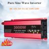 3000W Pure Sine Wave Inverter DC 12V 24V to AC 110V 220V Transformer Power Converter Solar Inverter ,24v 110v view 2