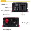 3000W Pure Sine Wave Inverter DC 12V 24V to AC 110V 220V Transformer Power Converter Solar Inverter ,24v 110v view 4