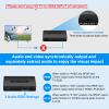 HDSUNWSTD HDMI Audio Extractor Splitter hdmi to hdmi 3.5mm Audio Adapter Converter with Spdif Output Support 1080P 3D Compatable for PS4 Fire Stick Blu-Ray Player etc. view 4