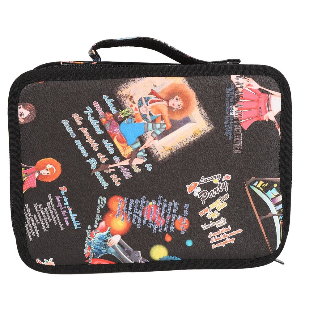 Barber Carrying Case Large Haircutting Tools Bag Stylist Tool Storage fit for Scissors Combs Hair Clippers