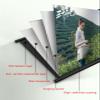 Projector Screen with Tripod Stand, 4:3 16:9 4K HD Outdoor/Indoor Projection Screen - 60Inch, Idea for Home Cinema, Garden Party (Size : 60in 4:3) view 3