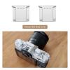 The Lord of the Tools 2Pcs Hot Shoe Covers Replacement Compatible with Fuji X-T4 X-T3 T30 XPRO3 1 X-A2 X-E1 X-E2 X-T1 X-T10 X-T10 X-PRO2X-PRO1X70 GFX 50S Camera Hot Shoe Cover Protector Cap view 2