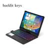 HENGHUI iPad 10th Generation Keyboard Case with TouchPad 360 Rotating Backlight Rotate Fold Bluetooth Foldable Keyboard Cover for iPad 10 2022 10.9 inch (Black) view 2