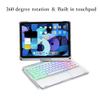 HENGHUI iPad 10th Generation Keyboard Case with TouchPad 360 Rotating Backlight Rotate Fold Bluetooth Foldable Keyboard Cover for iPad 10 2022 10.9 inch (Black) view 3