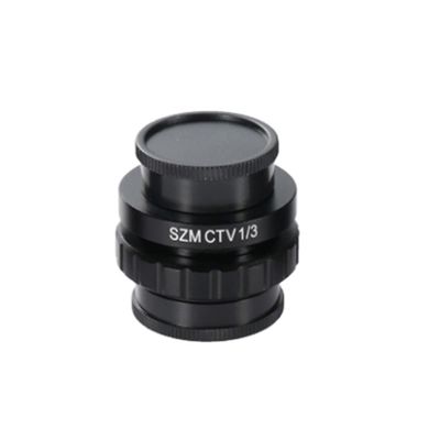 BAHCCE Lab Microscope Slides 1/2 1/3 1X Adapter C-Mount Lens Adapter for Trinocular Microscope Video Industrial Camera Microscope Parts (Color : 1-3)