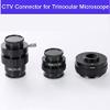 BAHCCE Lab Microscope Slides 1/2 1/3 1X Adapter C-Mount Lens Adapter for Trinocular Microscope Video Industrial Camera Microscope Parts (Color : 1-3) view 4