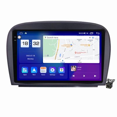 Android 12 Car Radio Stereo for Mercedes Benz SL R230 SL350 SL500 SL55 SL600 SL65 2001-2007, 2K Screen Autoradio with GPS Navigation/WiFi 4G Carplay BT5.1 DSP FM SWC,M6 pro Plus/4+64g/9.5"