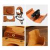 Camera Case Brown Anti-Skid PU Leather Protective Body Cover Case with Half-Body Base case for Sony Cyber-Shot RX100 II Camera, Brown view 2