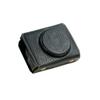 Camera Case Black Anti-Skid PU Leather Protective Body Cover Case with Half-Body Base case for Sony Cyber-Shot RX100 II Camera, Black view 1
