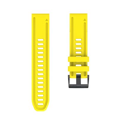 GANYUU Smart Watch Band 20mm Replacement Watchband Strap for Garmin Fenix 7S 6S/6S Pro 5S 5S Plus Smart Watch Silicone Quick EasyFit Correa (Color : Yellow, Size : 20mm Fenix 5S Plus)