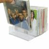 Pmsanzay DVD Storage Box - Clear Acrylic - Stackable DVD and CD Holder, CD Display Rack CD Organizer Stand - Holds up to 14 Standard CD Cases for Media Shelf Storage and Organization - No DVD view 1