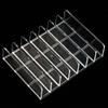 Pmsanzay DVD Storage Box - Clear Acrylic - Stackable DVD and CD Holder, CD Display Rack CD Organizer Stand - Holds up to 14 Standard CD Cases for Media Shelf Storage and Organization - No DVD view 4