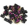 Perfect Pass QS8-V2 Anti-Spark Connector Set (5 Pack) Male & Female + Wire Covers (4pc x 5) / New and Improved Version of QS8-S Connector / 600A Burst/Gold Plated 8MM Bullets QS8-V2! view 2