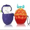 [2Pack] Fruit Cover for AirPods Pro Case Cute 2019,3D Cartoon Silicone Protective Accessories Set Kit for Devil Fruit for AirPods Pro 1st Generation Case for Boy Girl(Purple&Red Yellow Devil Fruit view 1