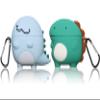 [2Pack] Cute Dinosaur for AirPods 3 Case Cover 2021, 3D Cartoon Animal Silicone for AirPods 3rd Generation Accessories Set, Lovely Cover Compatible with AirPods 3rd Gen Case Dinosaur view 1