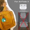 [2Pack] Cute Dinosaur for AirPods 3 Case Cover 2021, 3D Cartoon Animal Silicone for AirPods 3rd Generation Accessories Set, Lovely Cover Compatible with AirPods 3rd Gen Case Dinosaur view 2