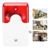 Tefola Wired Strobe Siren, Sound Light Alarm Wired 12VDC Volume Adjustable Horn for Office Buildings Bars Hotels view 2