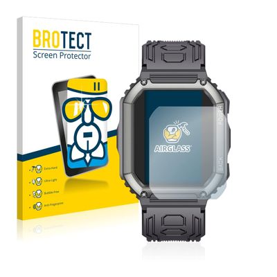 Bedifol BROTECT AirGlass Glass Screen Protector for Song Man KR06, Extra-Hard, Ultra-Light, Screen Guard