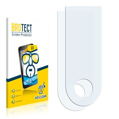 Bedifol 2X BROTECT HD-Clear Screen Protector for NIU KQi3 Pro, Crystal-Clear, Hard-Coated, Dirt-Repellent
