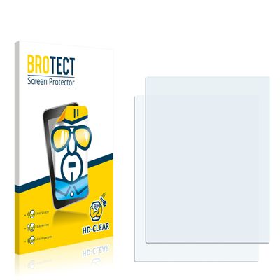 Bedifol 2X BROTECT HD-Clear Screen Protector for Kobo Clara 2E, Crystal-Clear, Hard-Coated, Dirt-Repellent