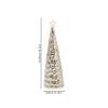 LABRIMP Filler Decor Desktop Mantel Party Artificial Led Bag Up Light Top Stuffer Glass Window Lighted Christmas Xmas Favor Tree: with Holiday Golden Decorative Table Goodie view 2