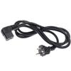 Toptekits CEE7/7 European Schuko to C19 Elbow Plug Power Cords, Euro CEE7 Male Plug to 90-Degree Angle IEC C19 Power Cable, Connected to C20 AC Power Cable Schuko Adapter Lead Cord,16AWG, 3ft/1m view 2