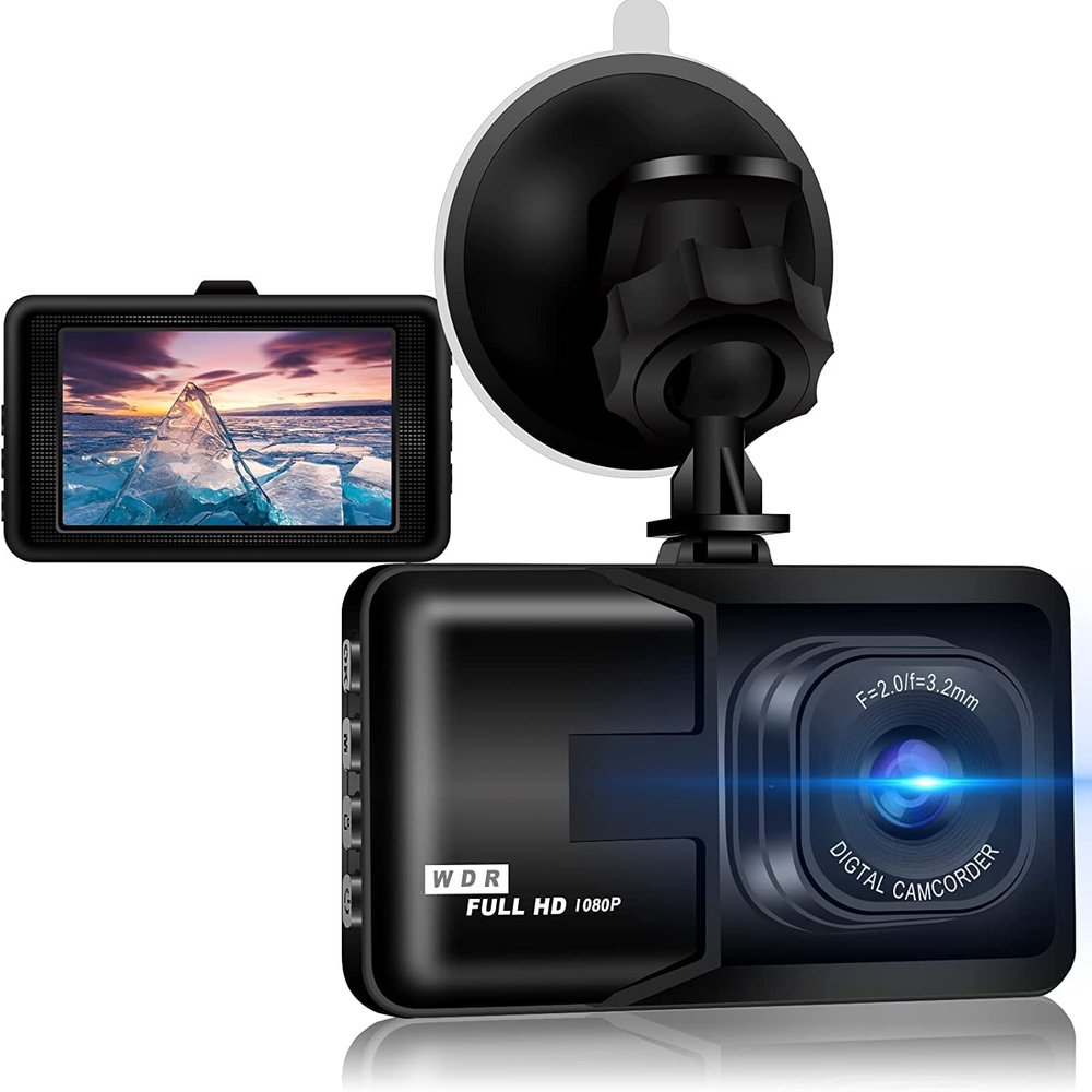 HX Studio Dash Cam,Dash Camera for Car,3 Inch LCD Screen,720P Full HD Car Dashboard Recorder,120 Wide Angle Dashcam,Night Vision,WDR, Motion Detection, Parking Mode