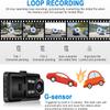 HX Studio Dash Cam,Dash Camera for Car,3 Inch LCD Screen,720P Full HD Car Dashboard Recorder,120 Wide Angle Dashcam,Night Vision,WDR, Motion Detection, Parking Mode view 2