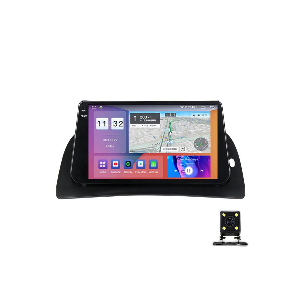 ZEARLY Car Stereo Multimedia MP5 Player 9 Inch Touch Screen for Renault Kangoo 2015-2018 Car Audio with Rear View Camera Support SWC/Bluetooth/4G/Wifi/Carplay+Auto,M600s