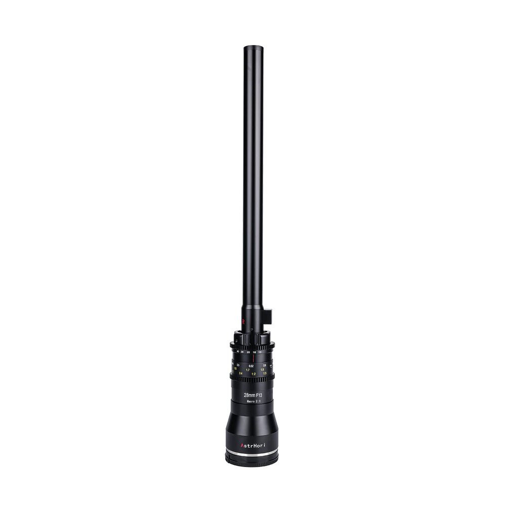 AstrHori 28mm F1.3 Probe Lens 2X Macro Full Frame Specialty Lens for Canon RF Mount Series Mirrorless Cameras - EOS RP, R5, R6, R3, R (Black)