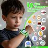 Contixo KW01 Smart Watches for Kids, Green 1.54" HD Touch Screen Educational Smartwatch Toy with Games Camera Video Recorder Calculator Flashlight Music Player Gift for 3-12 Years Old Boys Girls view 3