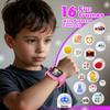 Contixo KW01 Smart Watches for Kids, Pink 1.54" HD Touch Screen Educational Smartwatch Toy with Games Camera Video Recorder Calculator Flashlight Music Player Gift for 3-12 Years Old Boys Girls view 3