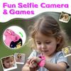 Contixo KW01 Smart Watches for Kids, Pink 1.54" HD Touch Screen Educational Smartwatch Toy with Games Camera Video Recorder Calculator Flashlight Music Player Gift for 3-12 Years Old Boys Girls view 4