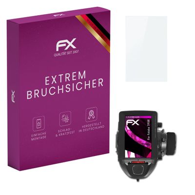 atFoliX Plastic Glass Protective Film compatible with Futaba 7PXR, 9H Hybrid-Glass FX Screen Protector