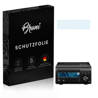 Bruni Screen Protector compatible with Denon D-M41 Protector Film, crystal clear Protective Film (2X)