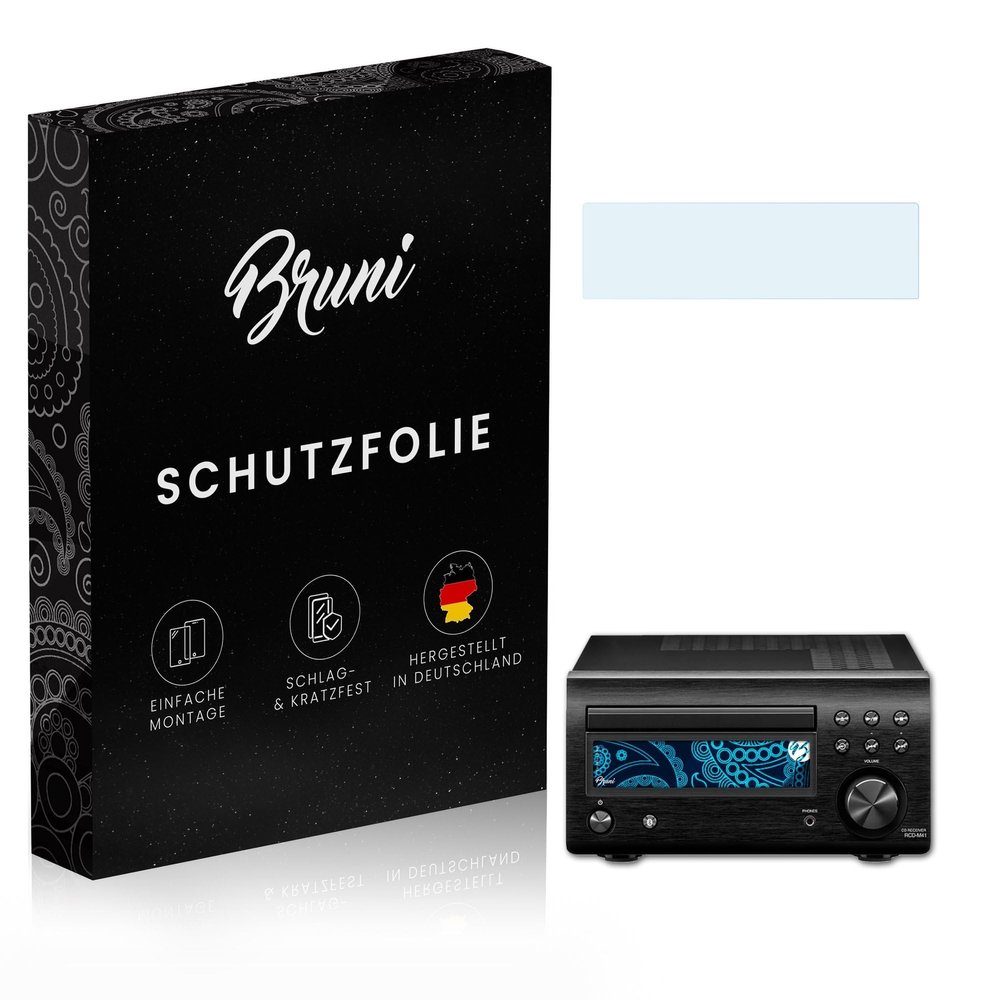 Bruni Screen Protector compatible with Denon D-M41 Protector Film, crystal clear Protective Film (2X)