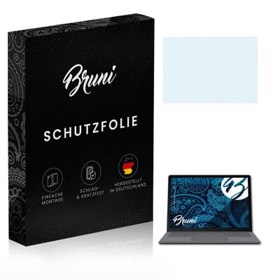 Bruni Screen Protector compatible with Microsoft Surface Laptop 5 13.5 Inch Protector Film, crystal clear Protective Film (2X)
