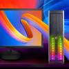 HP Elite RGB Desktop Computer PC, Intel Core i7 up to 3.8GHz, 16G RAM, 512G SSD, New 22 inch FHD LED Monitor, RGB Keyboard and Mouse, RGB BT Sound Bar, Webcam, WiFi, BT 5.0, Windows 11 (Renewed) view 2