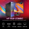 HP Elite RGB Desktop Computer PC, Intel Core i7 up to 3.8GHz, 16G RAM, 512G SSD, New 22 inch FHD LED Monitor, RGB Keyboard and Mouse, RGB BT Sound Bar, Webcam, WiFi, BT 5.0, Windows 11 (Renewed) view 3