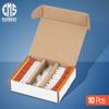 Everest 90 Angled RJ45 Cat6A Keystone Jacks 10-Pack in Orange - Slim Profile Female RJ45 Connectors - Cat 6A Keystone Jack - Compatible with 90 Angled Speed Termination Tool - easyJACK (B094WB91H3) view 2