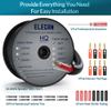 Elecan Pro Series 16/2 Outdoor Speaker Wire Cable 50 Ft 16 Gauge AWG with Tool Kits-Direct Burial in Wall CL3 CL2 Rated-PVC Jacket&Film&Cotton for Home Theater,Car Audio Speaker,Stereos-Black view 2