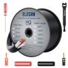 Elecan Pro Series 16/2 Outdoor Speaker Wire Cable 100 Ft 16 Gauge AWG with Tool Kits-Direct Burial in Wall CL3 CL2 Rated-PVC Jacket&Film&Cotton for Home Theater,Car Audio Speaker,Stereos-Black view 1