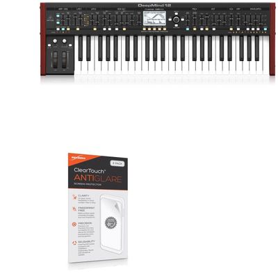 BoxWave Screen Protector Compatible with Behringer Deepmind 12 - ClearTouch Anti-Glare (2-Pack), Anti-Fingerprint Matte Film Skin