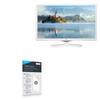 BoxWave Screen Protector Compatible with LG 24 Monitor (24LM520D) - ClearTouch Crystal (2-Pack), HD Film Skin - Shields from Scratches view 1
