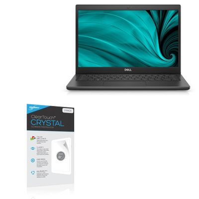 BoxWave Screen Protector Compatible with Dell Latitude 3420 - ClearTouch Crystal (2-Pack), HD Film Skin - Shields from Scratches