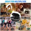 Pyle Portable CD Player Bluetooth Boombox Speaker - AM/FM Stereo Radio & Audio Sound, Supports CD-R-RW/MP3/WMA, USB, AUX, Headphone, LED Display, AC/Battery Powered, Camouflage - Pyle PHCD55.5 view 4