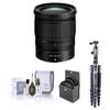 Nikon NIKKOR Z 24-70mm f/4 S Lens, Bundle with Vanguard VEO 3 GO 235AB 23mm 5-Section Aluminum Travel Tripod with T-50 Ball Head, 72mm Filter Kit, Cleaning Kit view 1