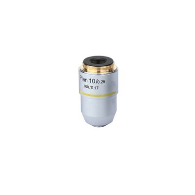 RADHAX Microscope Kit 20.3 * 0.705mm 10X 60X Biological Microscope Objective Microscope Lens Adapters (Size : 10X)