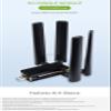 5G DONGLE Module with Quad Antennas USB3.1 Port Aluminum Alloy Heatsink M.2 Key B Interface @XYGStudy (USB to M.2 B Key) view 3
