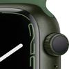Apple Watch Series 7 (GPS, 45MM) - Green Aluminum Case with Clover Sport Band (Renewed Premium) view 2